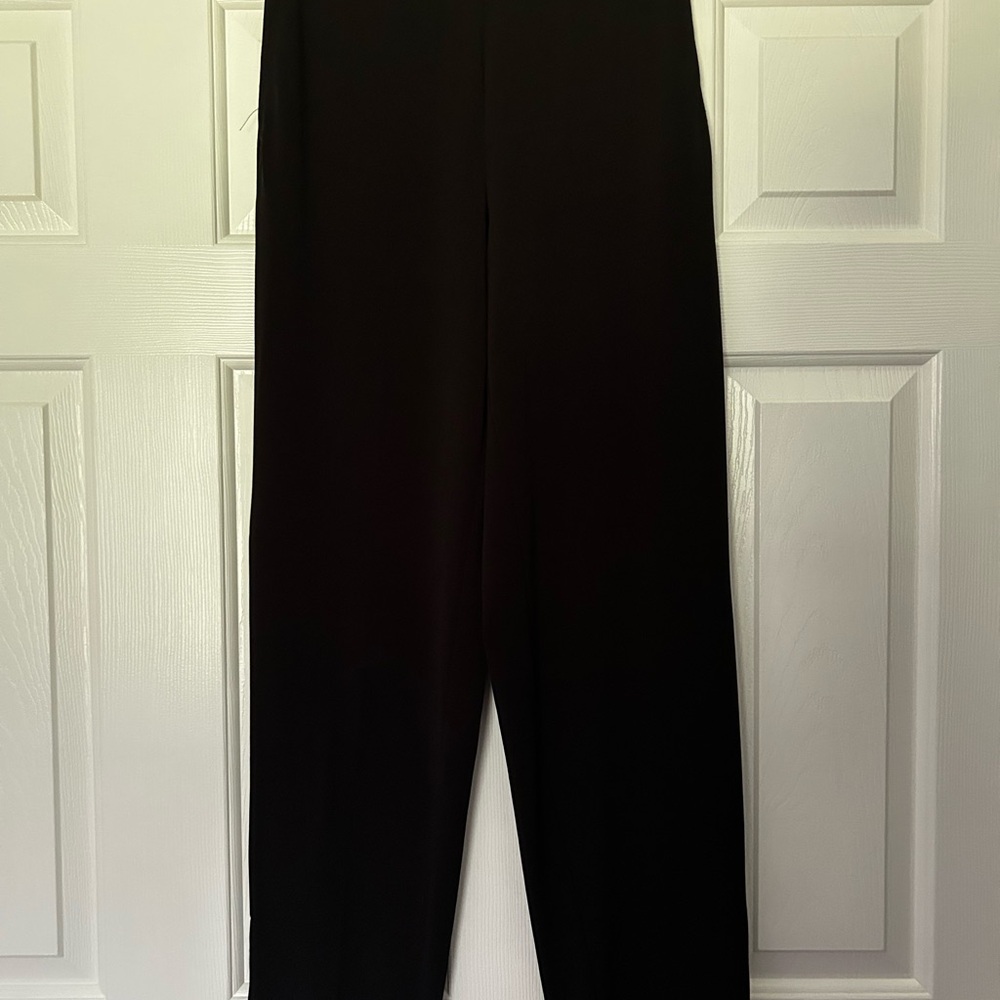 Susan Graver Black Straight Leg Women's Pants